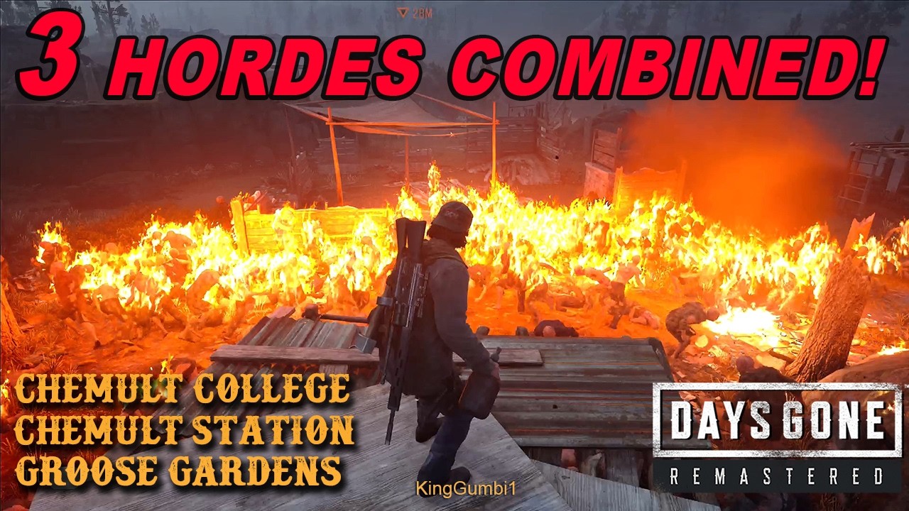 3 Hordes Combined - Days Gone Remastered
