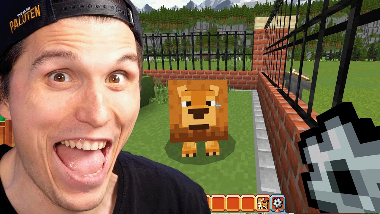 Ich baue einen ZOO in Minecraft (Löwen fressen meine Elefanten)