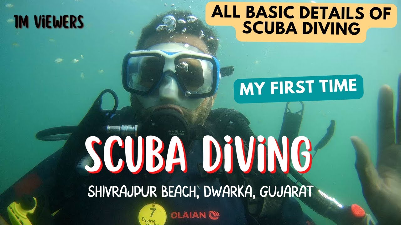 Scuba diving in Shivrajpur Beach Dwarka Gujarat | Scuba diving for Beginners |Shivrajpur beach scuba