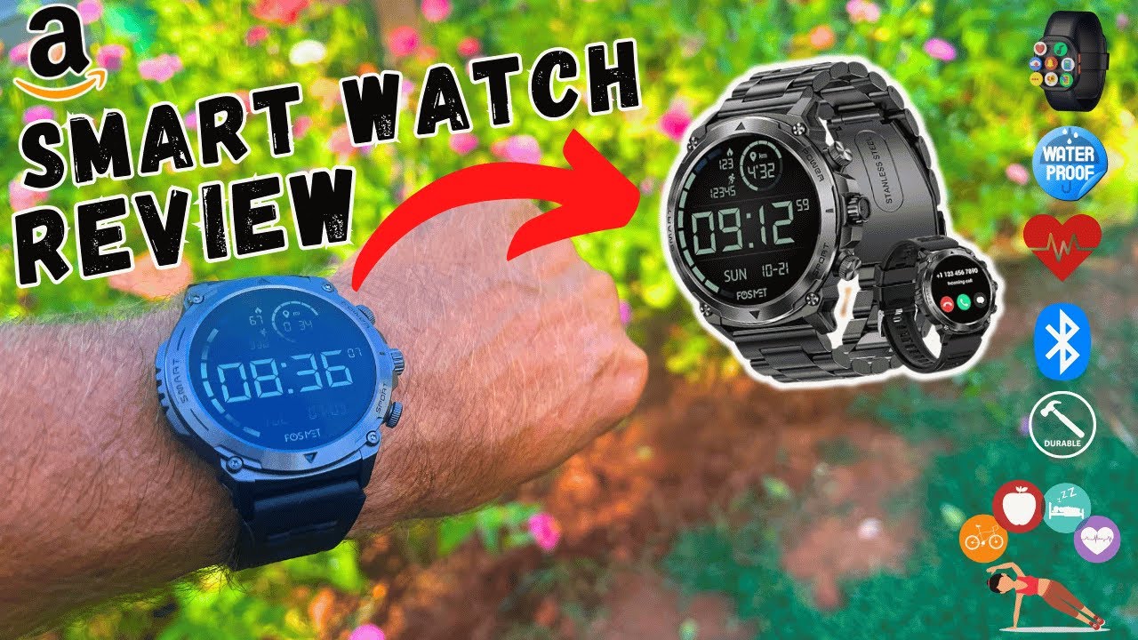FOSMET Fitness Tracker Smart Watch - Unboxing/Review
