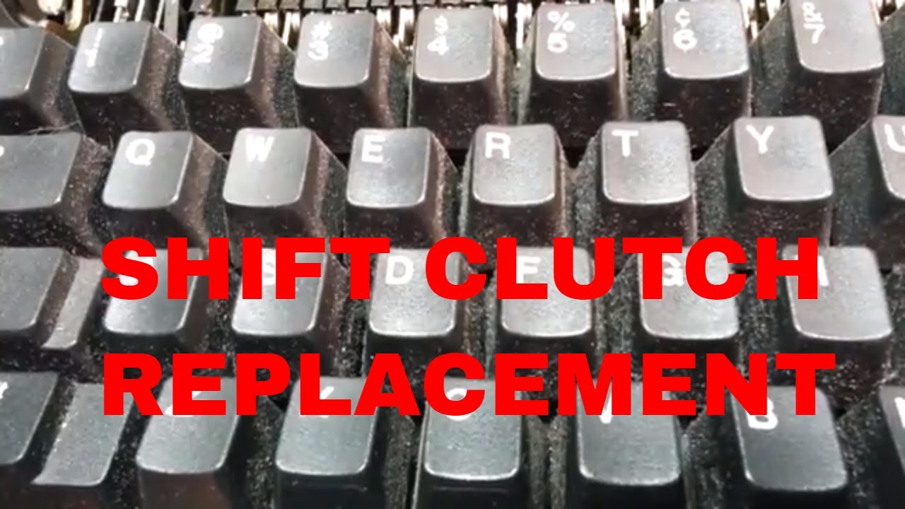 IBM Selectric Typewriter Shift Clutch Bad Noise Replacement Fix Repair