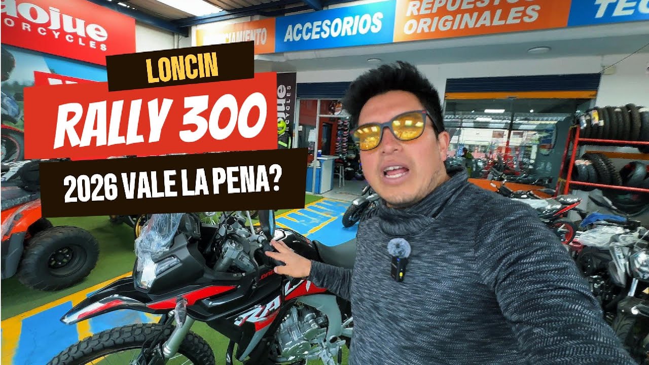 ¡No compres la Loncin Rally 300 2026 sin ver esto!