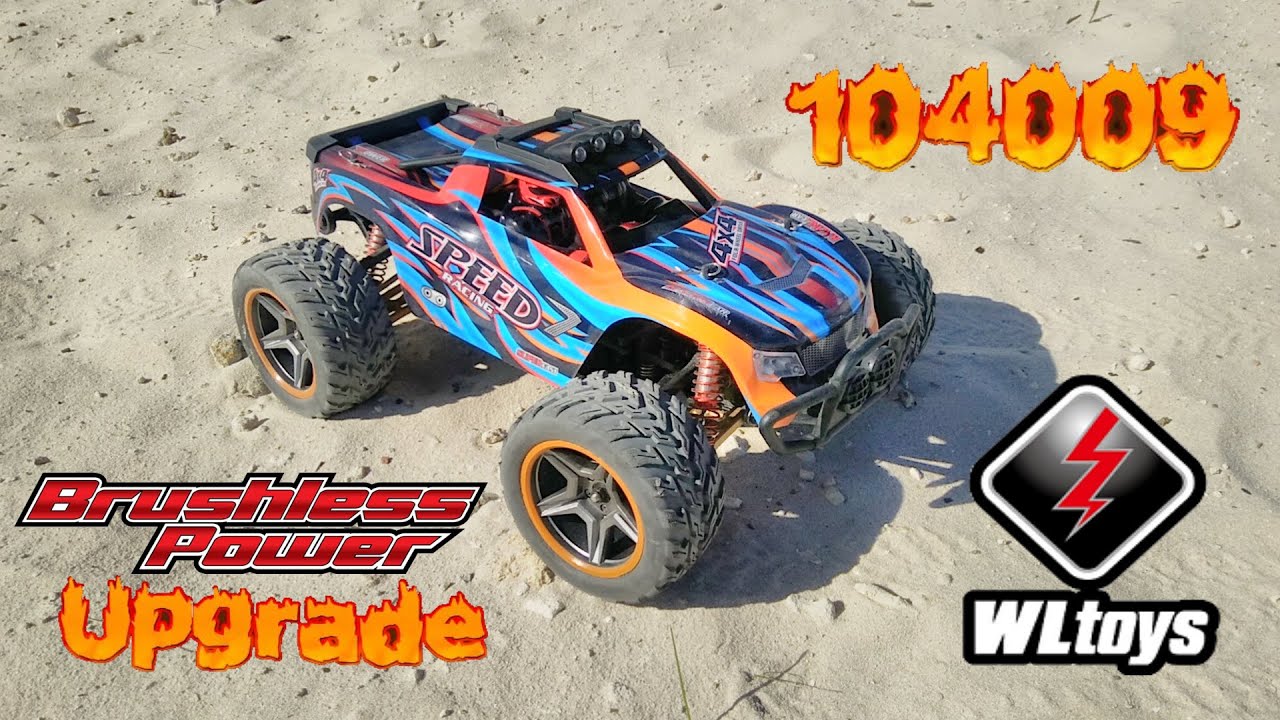 WLTOYS 104009 Brushless Conversion 3S Speed Run & Bash | Awesome Upgrade ☑️