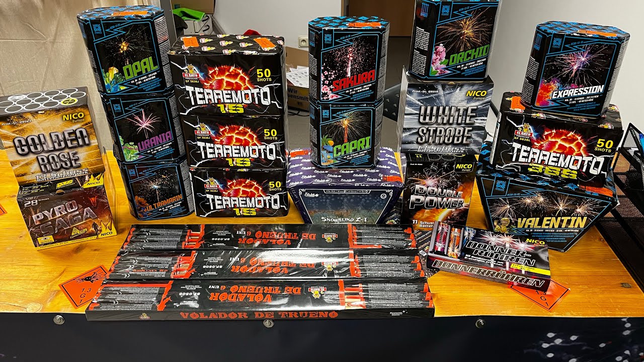 &euro;500 VUURWERK SHOPPEN DUITSLAND TC-FEUERWERKE 