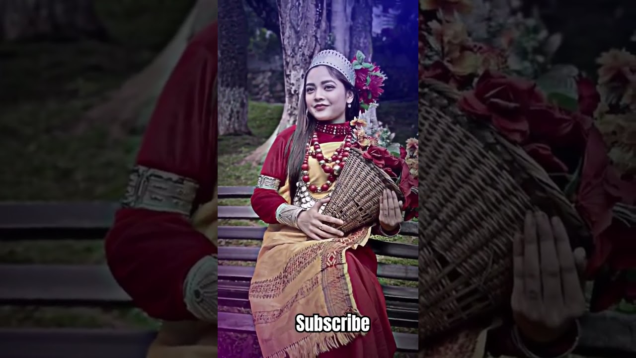 meghalaya and Assamese traditional dress #northeastindia #shortsvideo #viralshort #meghalaya #assam