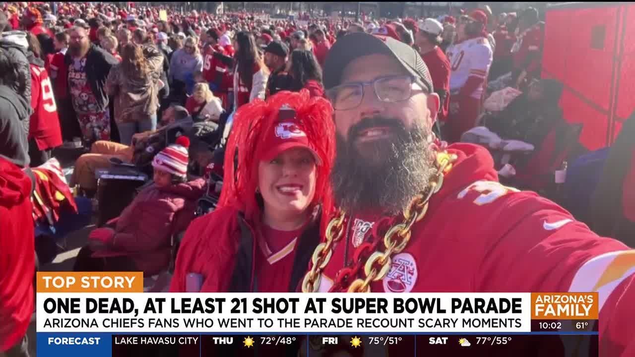 KC Chiefs fans from Arizona recount shooting at Super Bowl rally