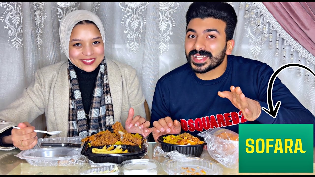 تجربه عروض مطعم القمر السوري🌯 من تطبيق صفارة😋