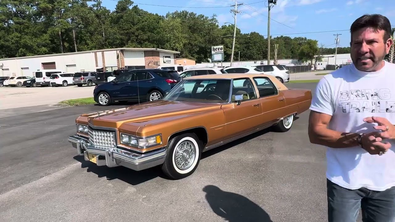 1976 Cadillac Fleetwood Brougham D’Elegance Driving Video