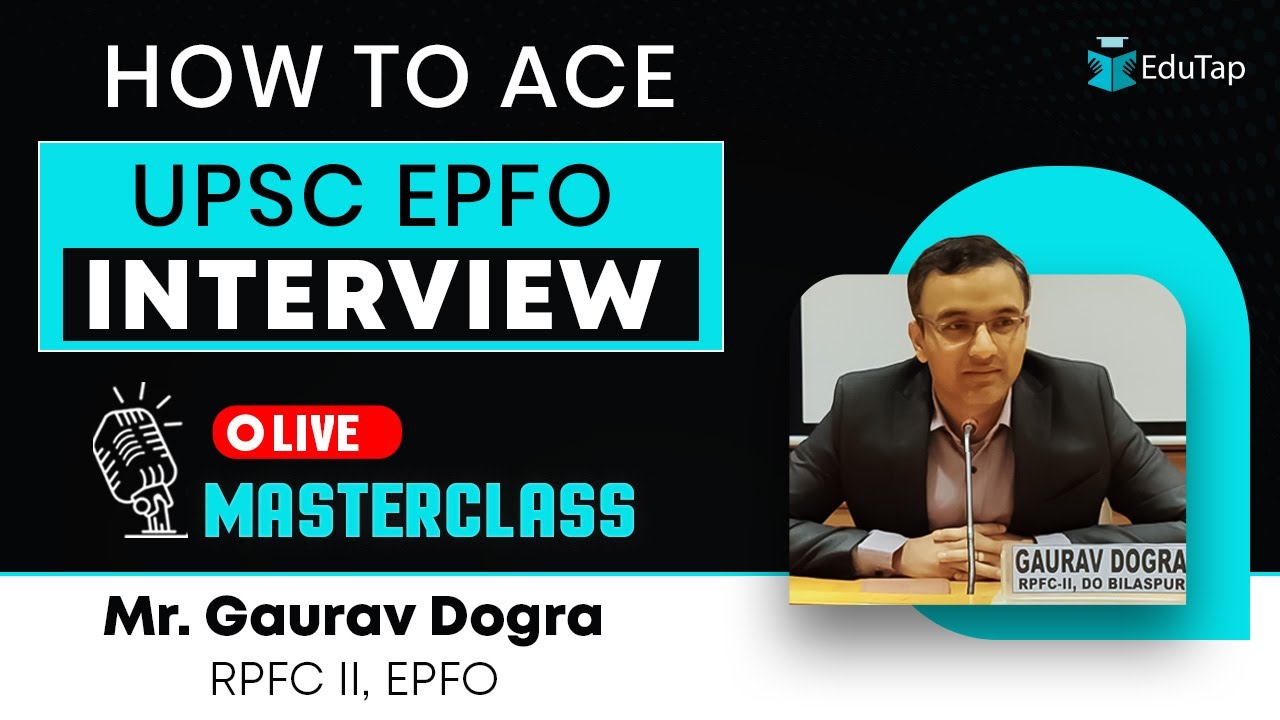 UPSC EPFO Interview Questions and Answers | EPFO Interview Experience | EPFO Interview Preparation