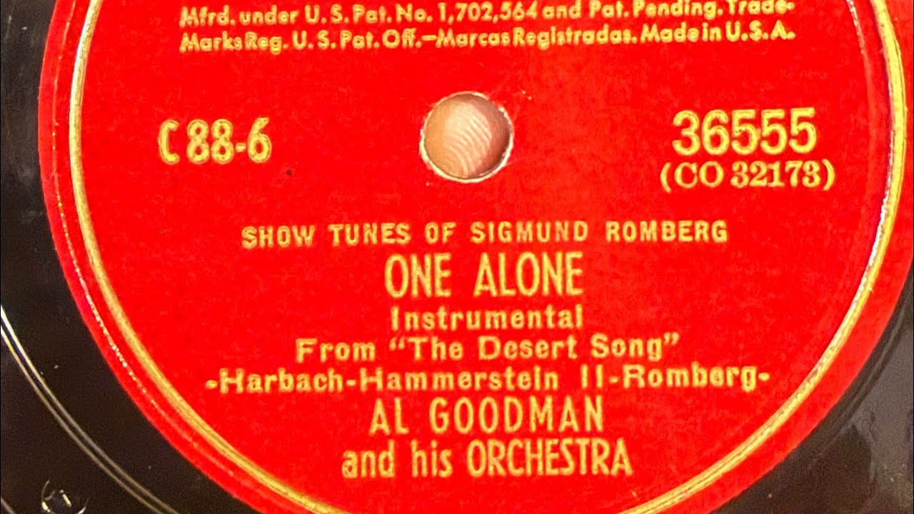 One Alone by Sigmund Romberg