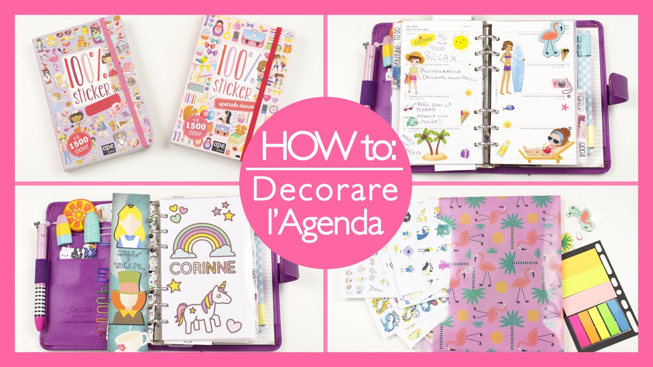 How To: Come Decorare L' Agenda (Filofax Saffiano Personal)
