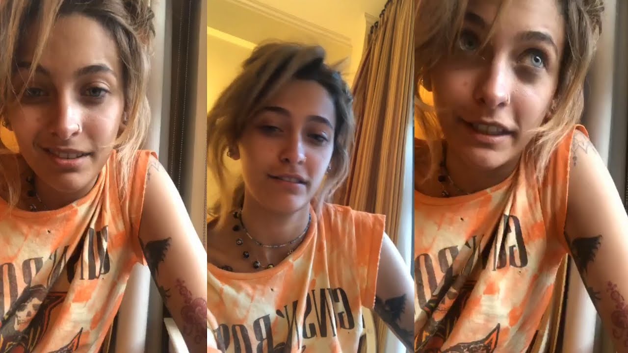 Paris Jackson | Instagram Live Stream | 2 May 2018