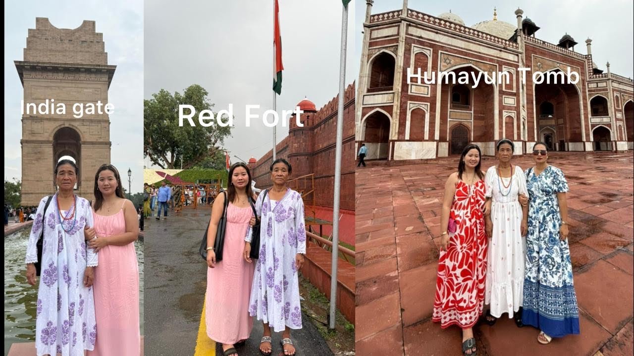 Visiting Red port|India Gate|Humayun Tomb for the first time | Arunachal Pradesh |Delhi vlog 