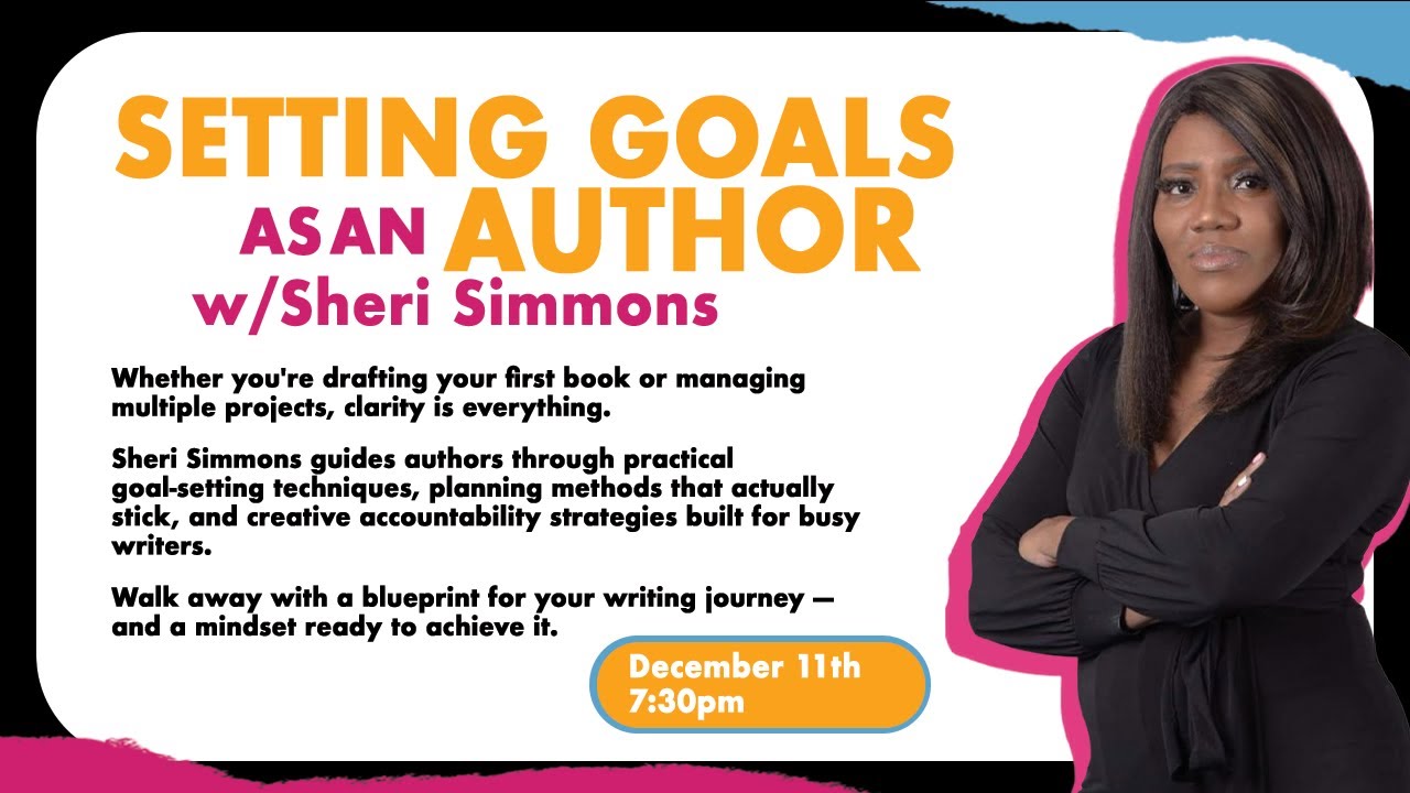 Setting Goals as an Author w/ Sheri Simmons 📱
