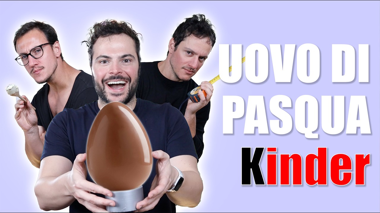 Uovo di Pasqua Kinder | Cucina Buttata ft.@Super Scilla Bros