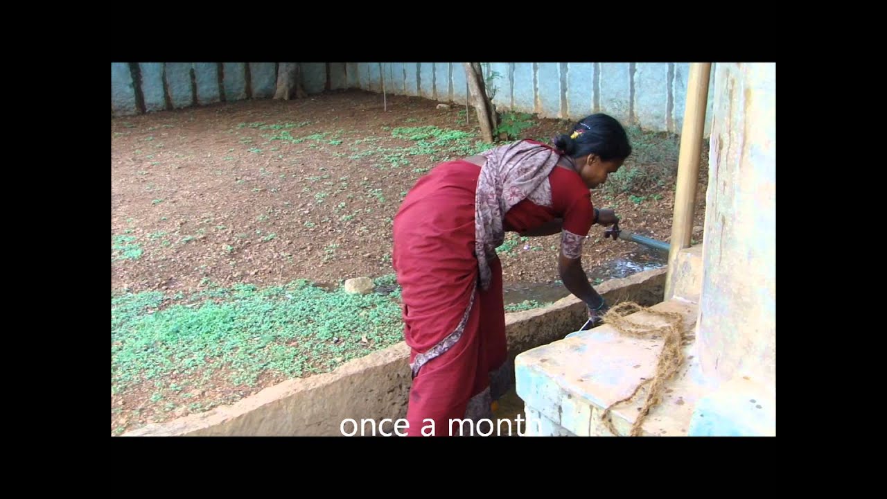 Water and sanitation in a primary School - Byrapura village