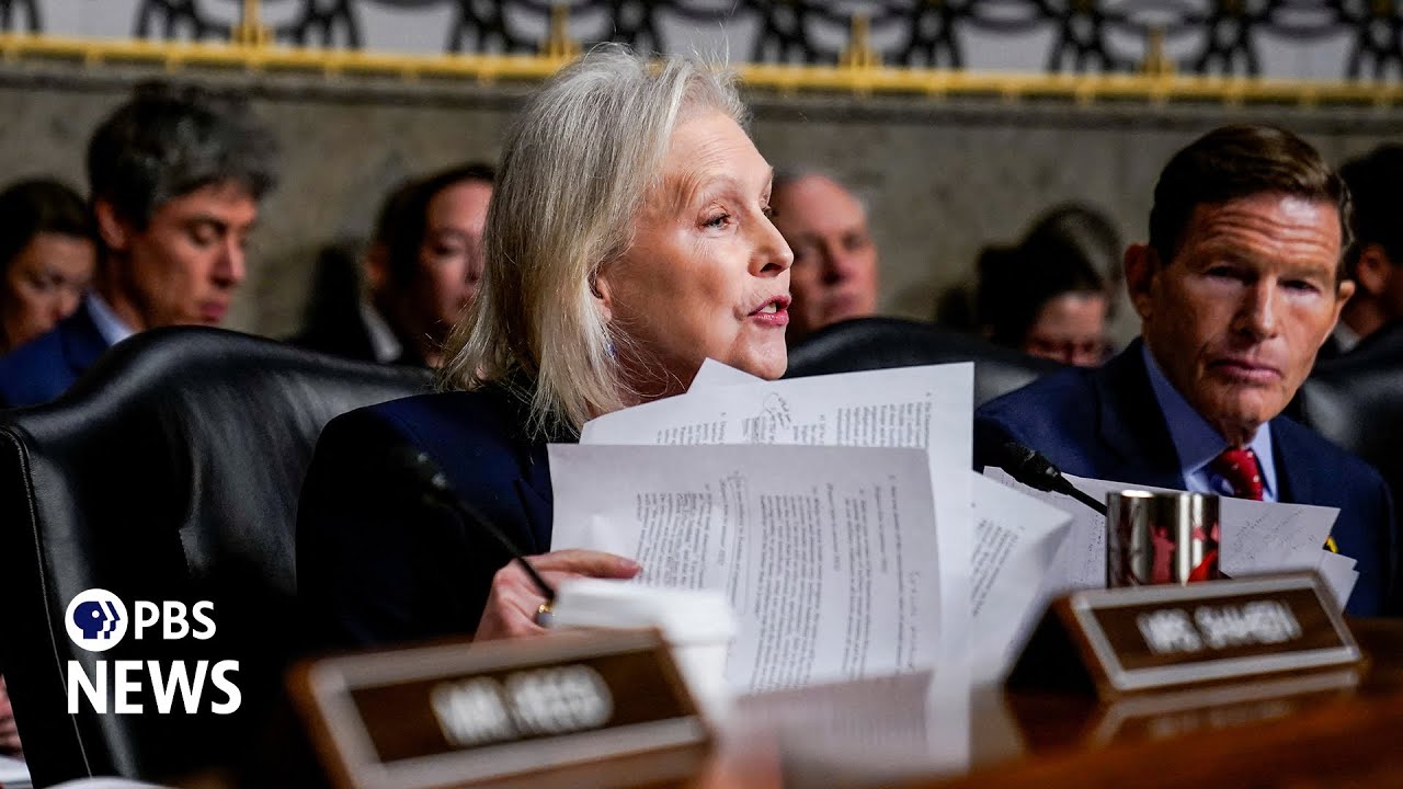 WATCH: Sen. Gillibrand grills Hegseth on his statements about women in the military