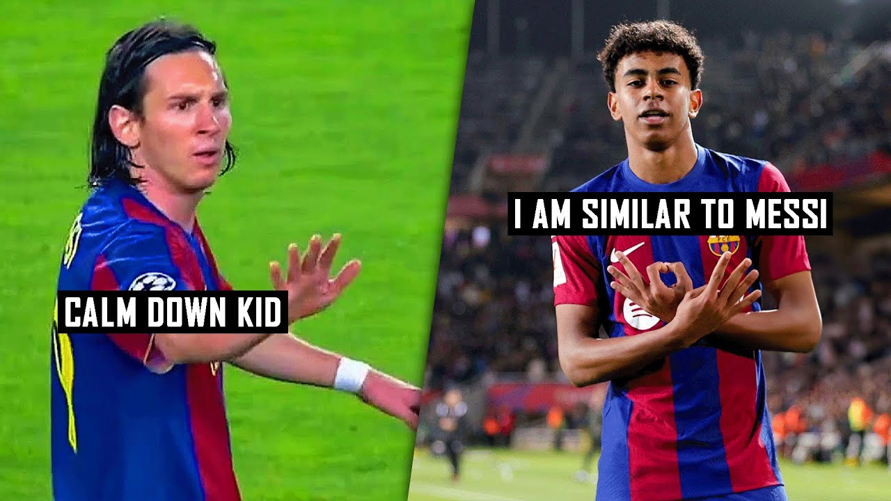 Lamine Yamal vs Young Messi