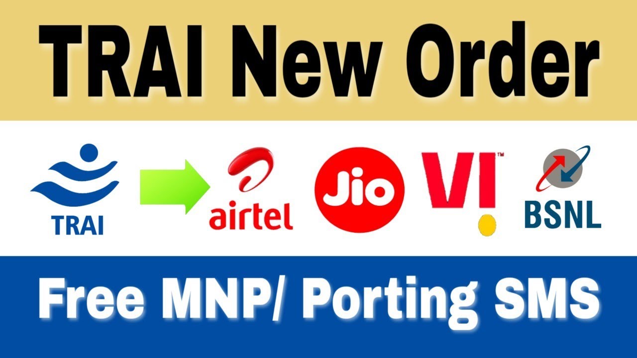 Send Porting/MNP SMS Free🌟Mobile Number Portability New Rule December 2021