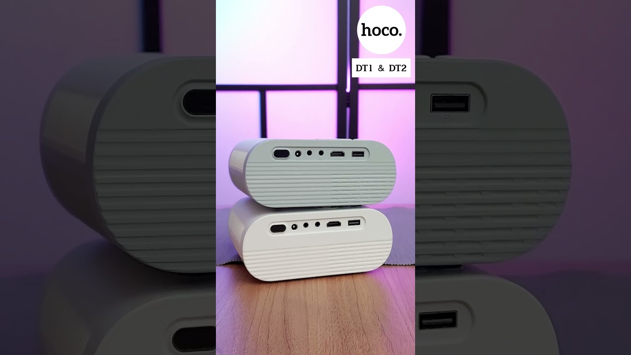 Home cinema mini projector HD. Wi-Fi, Android, HDMI - Hoco DT1/DT2