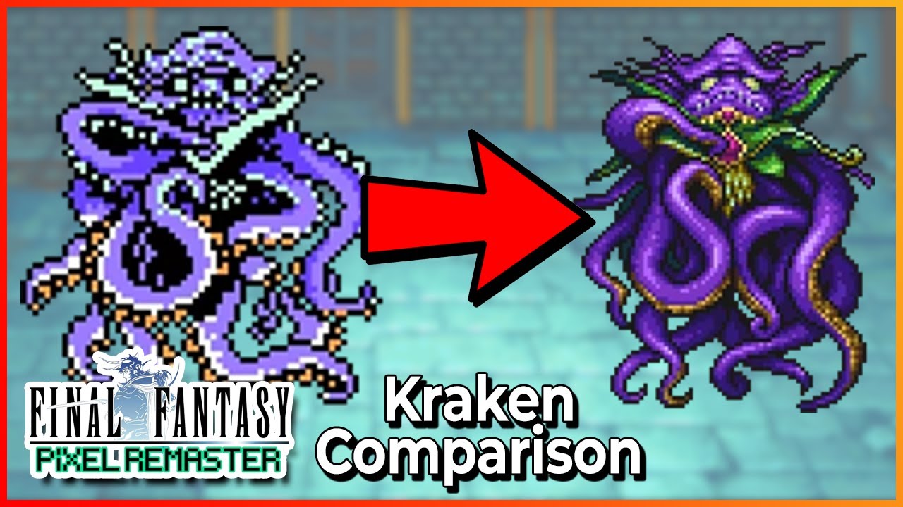 Kraken Comparison 「FINAL FANTASY Pixel Remaster」