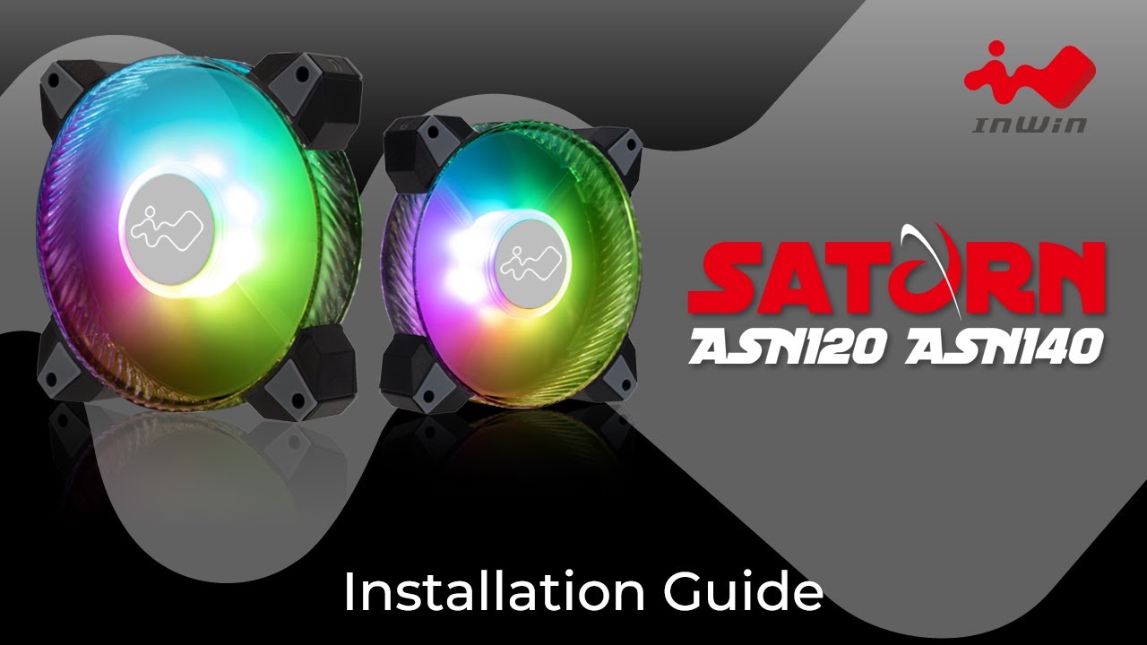 How to install the InWin Saturn ASN120/140 Fan | PC Cooling | InWin
