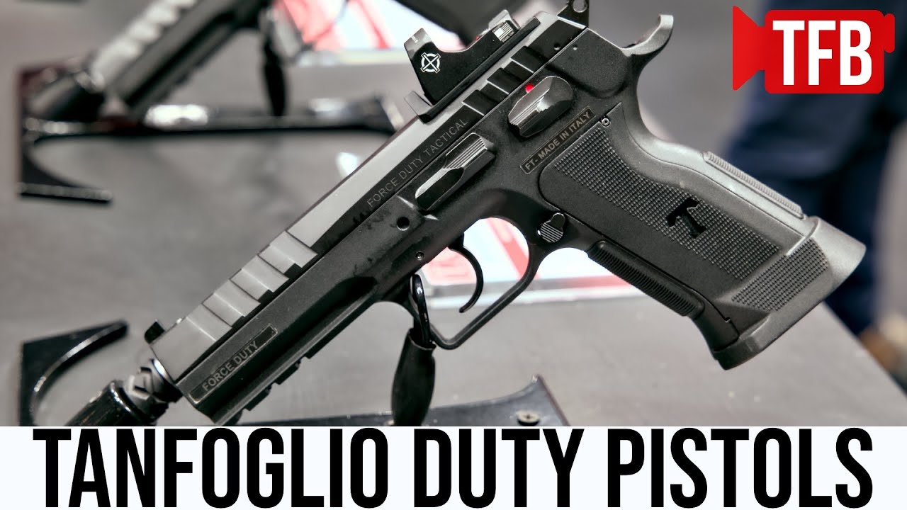 Tanfoglio производит служебные и тактические пистолеты!
