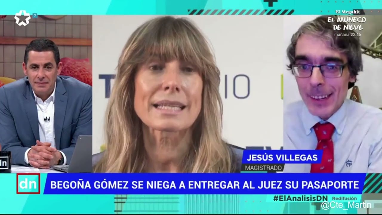 ¿Por qué Begoña no entrega pasaporte? (@eutimius  Jesús Villegas en Telemadrid, 27/01/26)