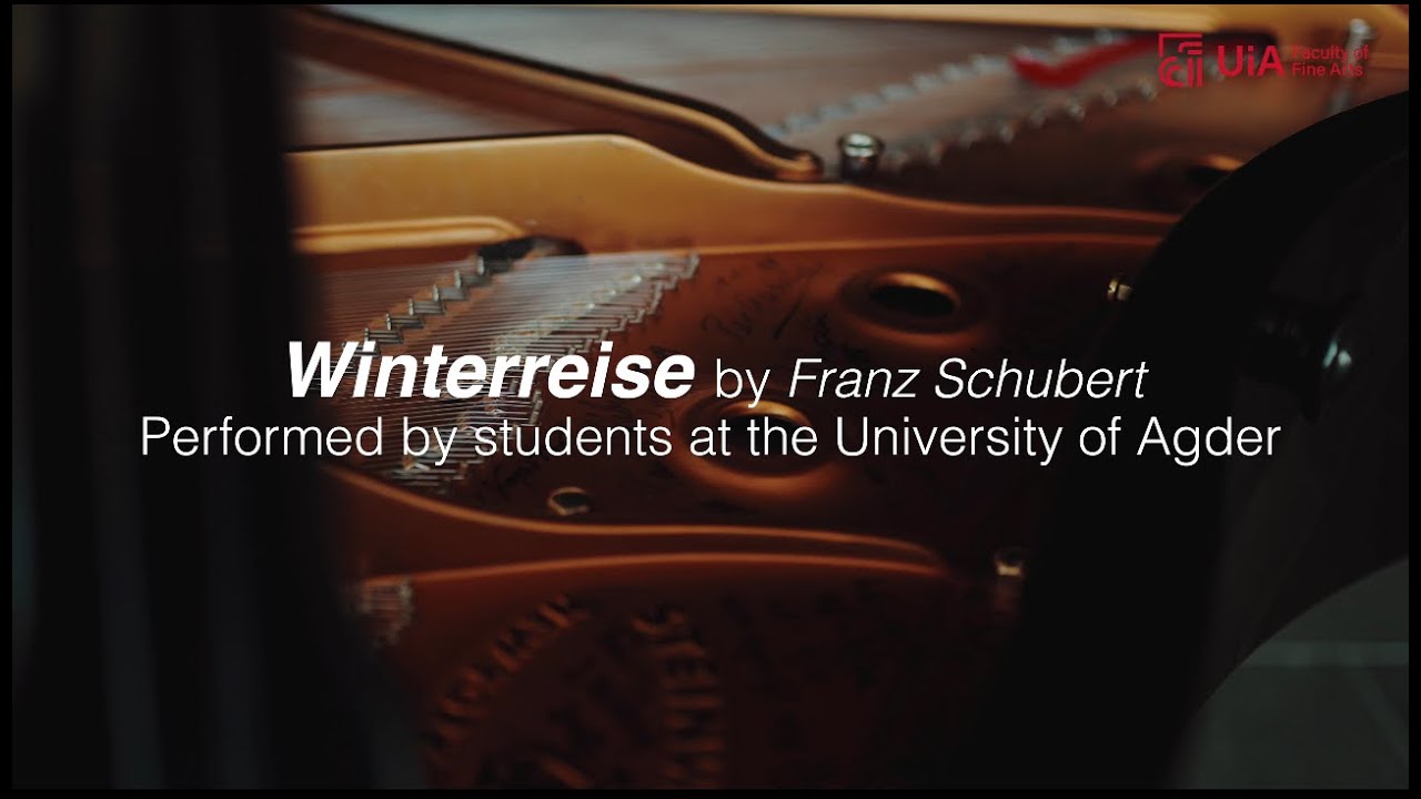 Winterreise by Franz Schubert, performed by classical music students at the University of Agder.