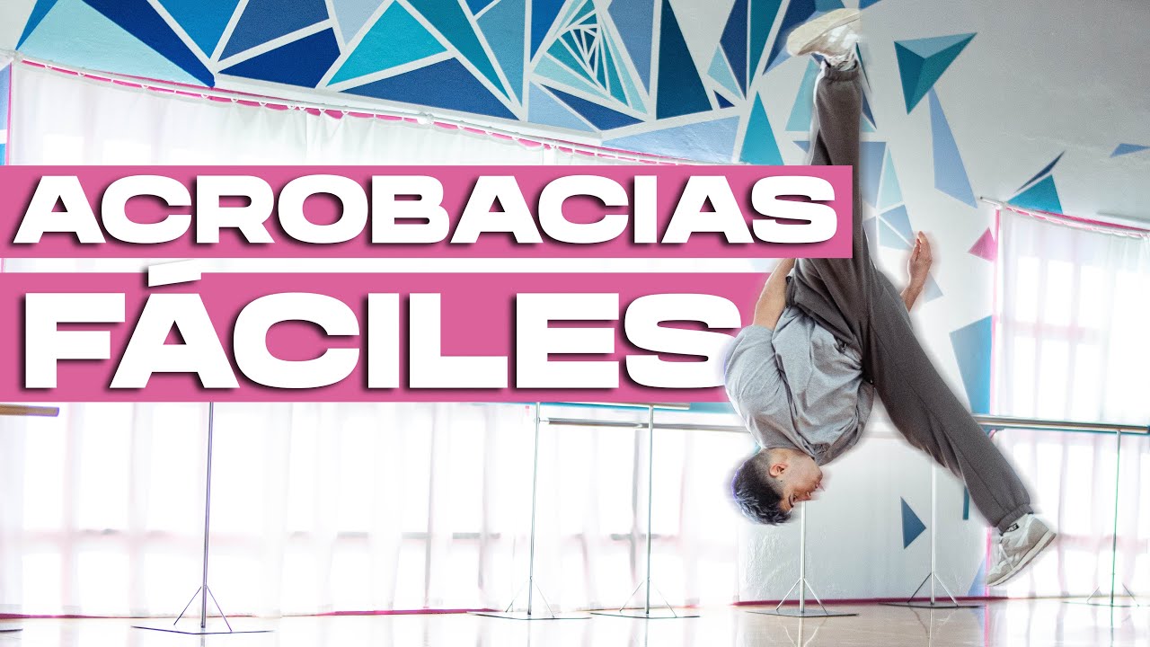 🔥5 ACROBACIAS FÁCILES para principiantes | APRENDE a hacerlas RÁPIDO (en CASA)
