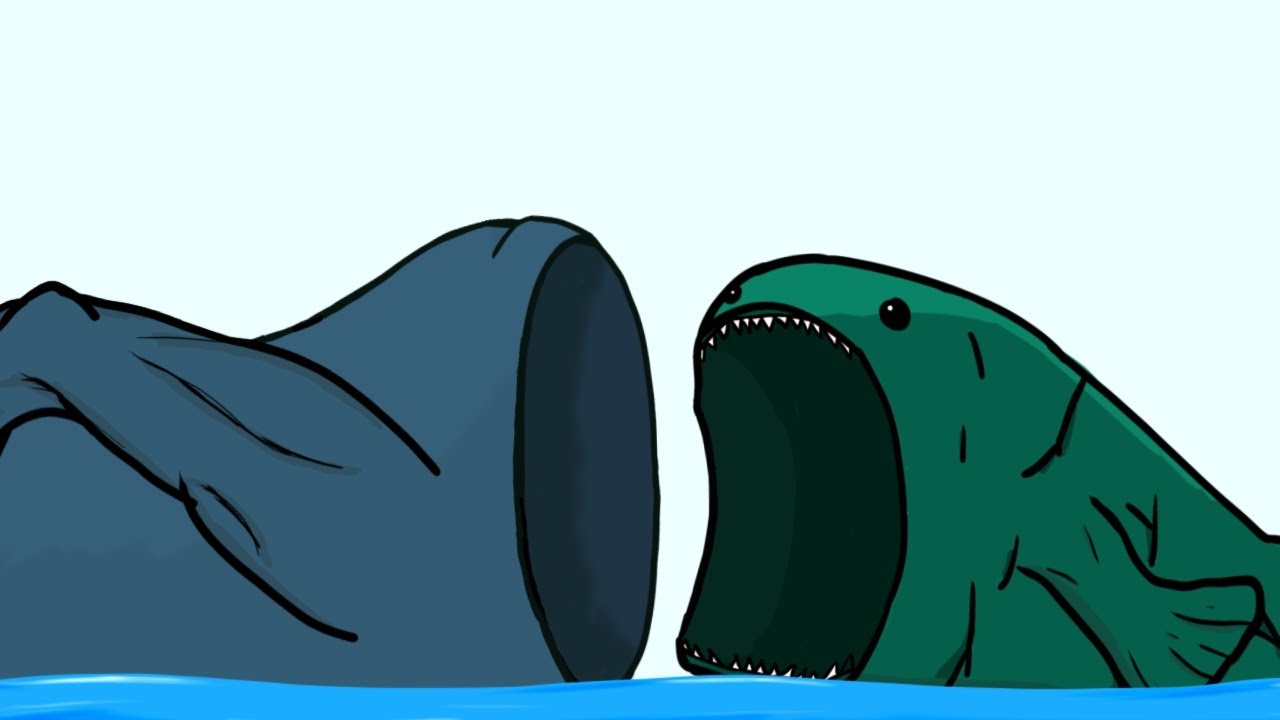 Bloop vs Sea Eater - Ultimate food chain Compilation