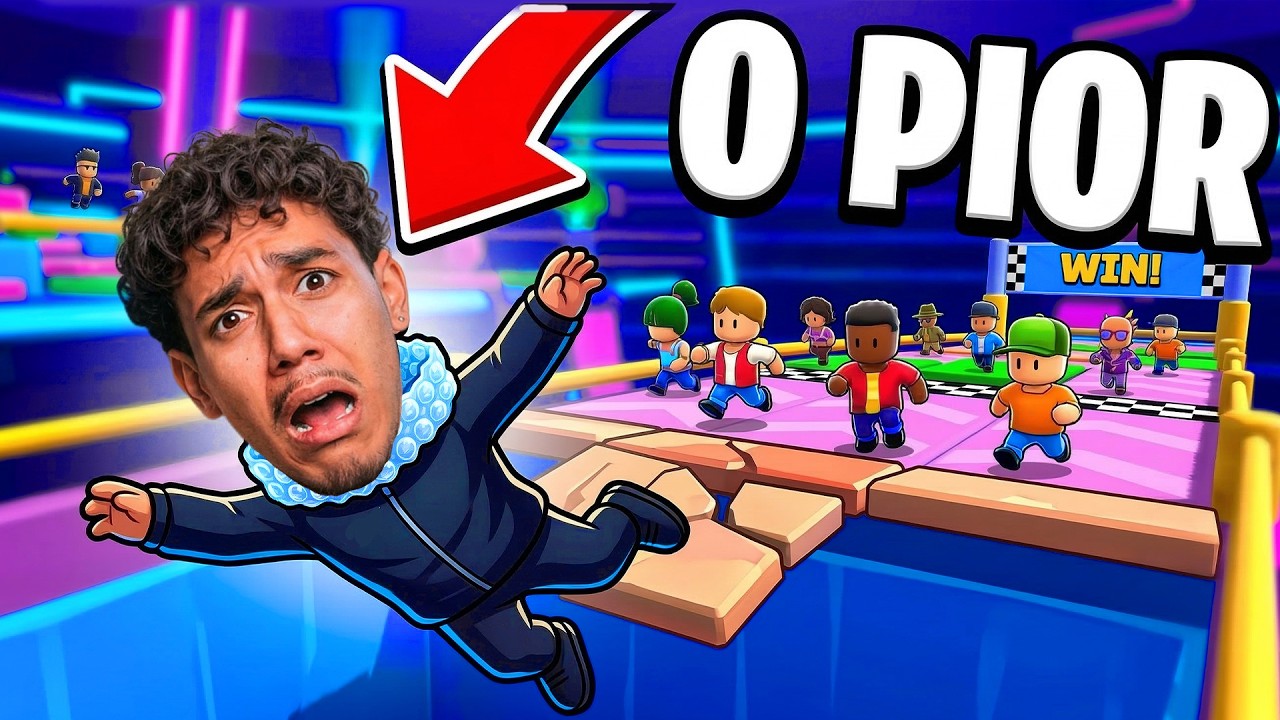 TENTEI GANHAR NO STUMBLE GUYS...IMPOSSÍVEL!