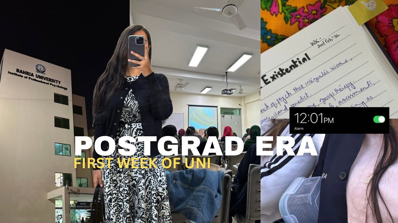 First Week of University as a  Clinical Psychology student | Realistic Uni Vlog 2026