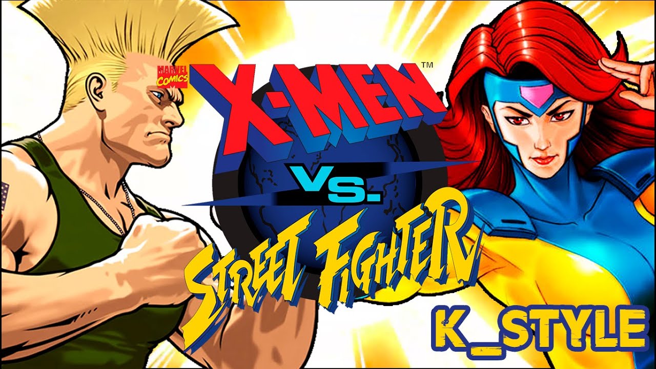 Guile and Jean Grey - Xmen vs Street Fighter in K_Style by K99