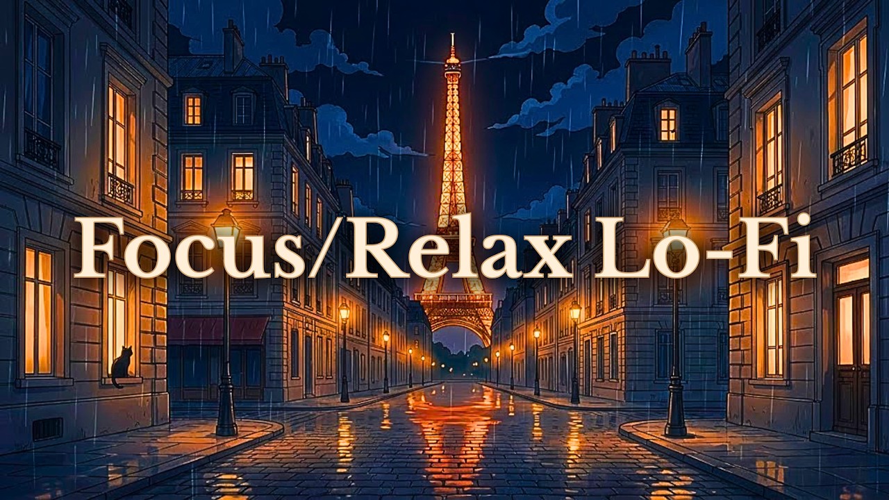 Midnight Focus / Relax Lo-Fi Mix [Lo-Fi Hip Hop Beats for Study & Relax | Vol. 11] - Paris 🇫🇷✨