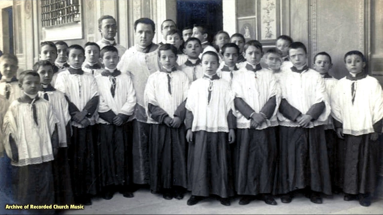 Palestrina's Super flumina : Sistine Chapel Choir, 1931