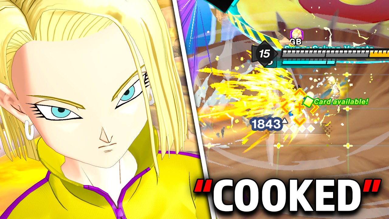 Android 18 Buffs Are Broken In The New Update !  DRAGON BALL GEKISHIN SQUADRA