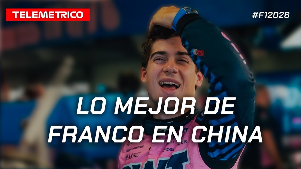 LO MEJOR DE FRANCO EN CHINA #telemetricof1 