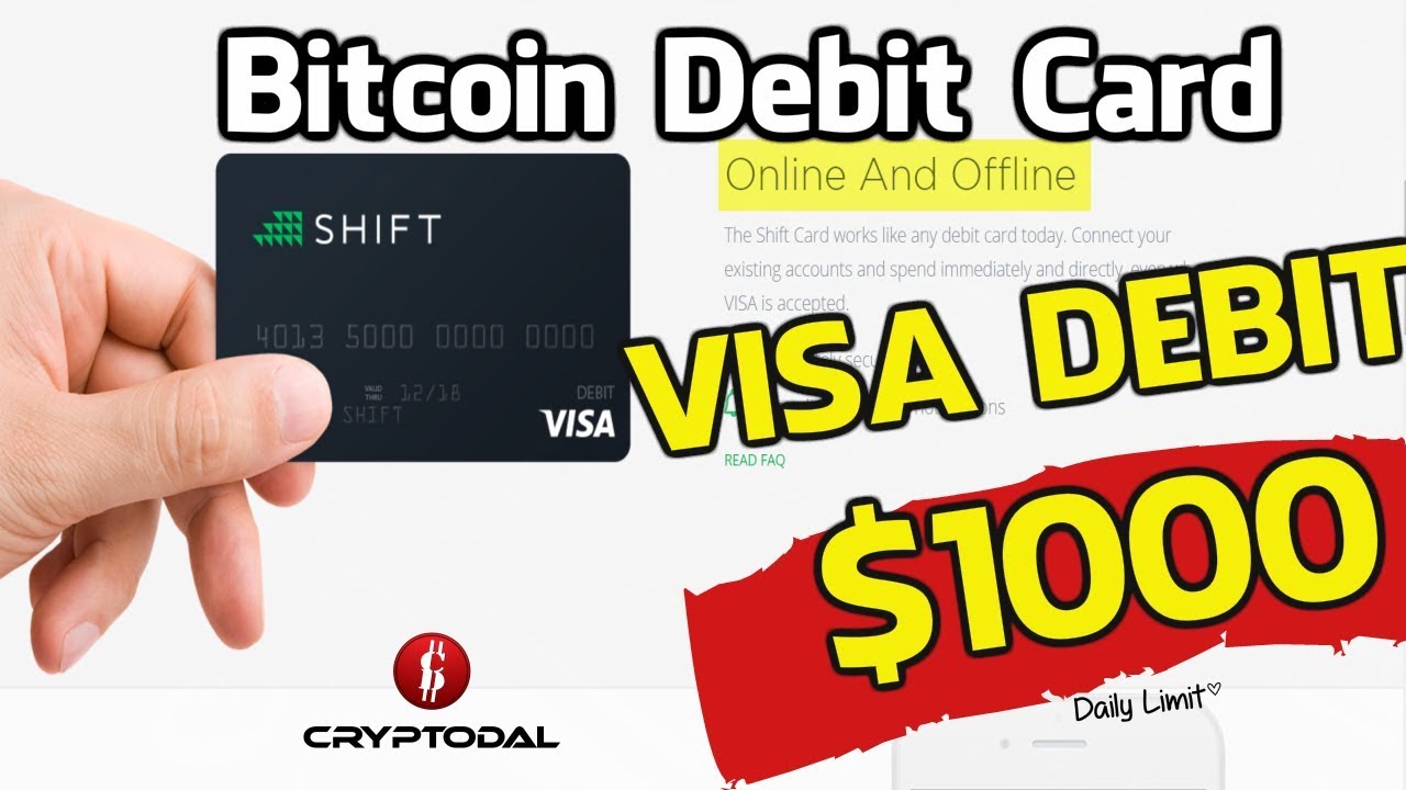 Shift Bitcoin VISA Debit Card and Coinbase