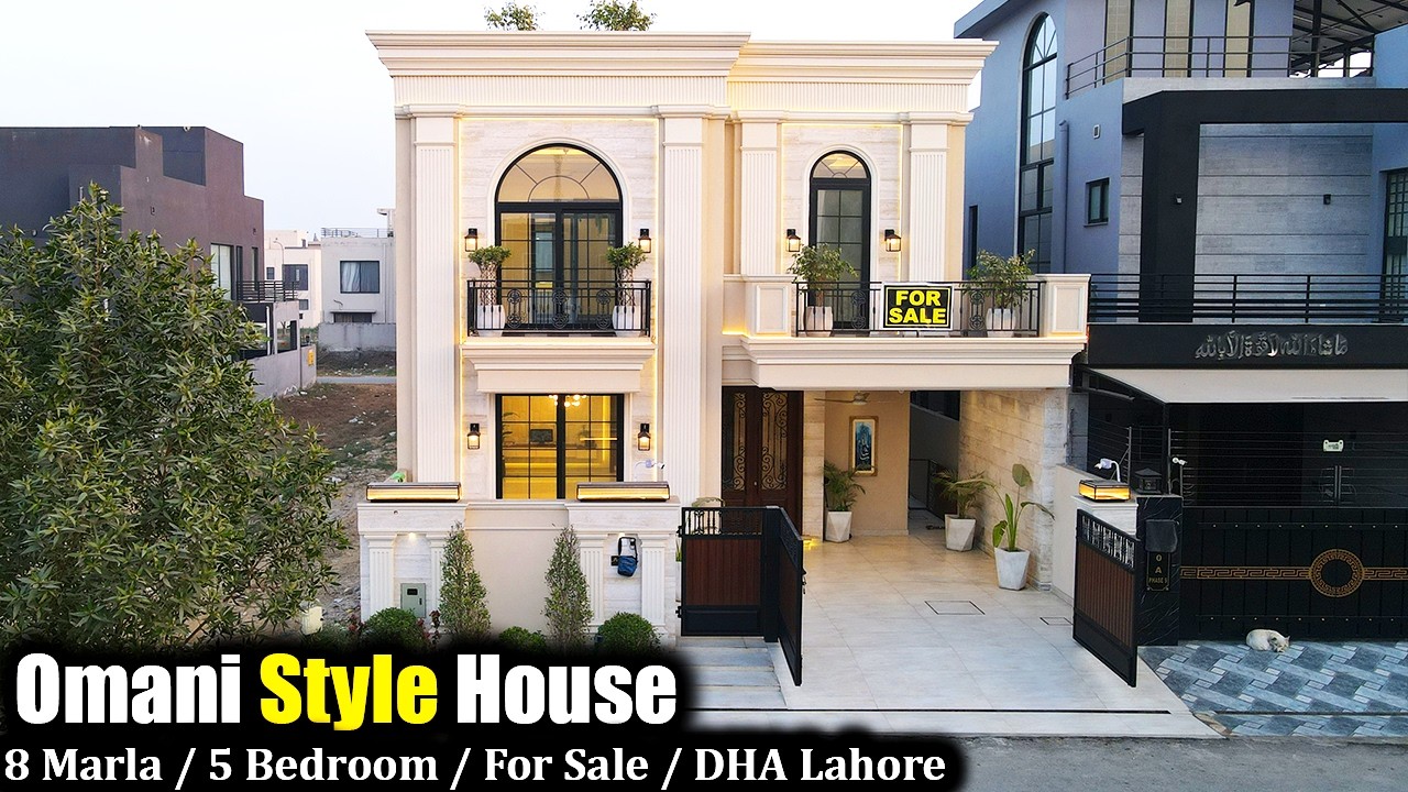 8 Marla Omani Style House With Full Basement For Sale In DHA Lahore