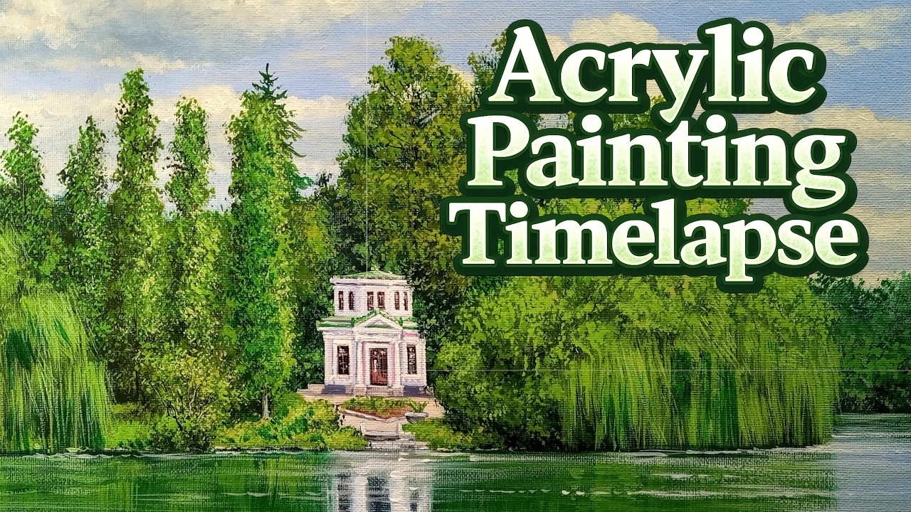 Painting Nature in Acrylics | Peaceful Park