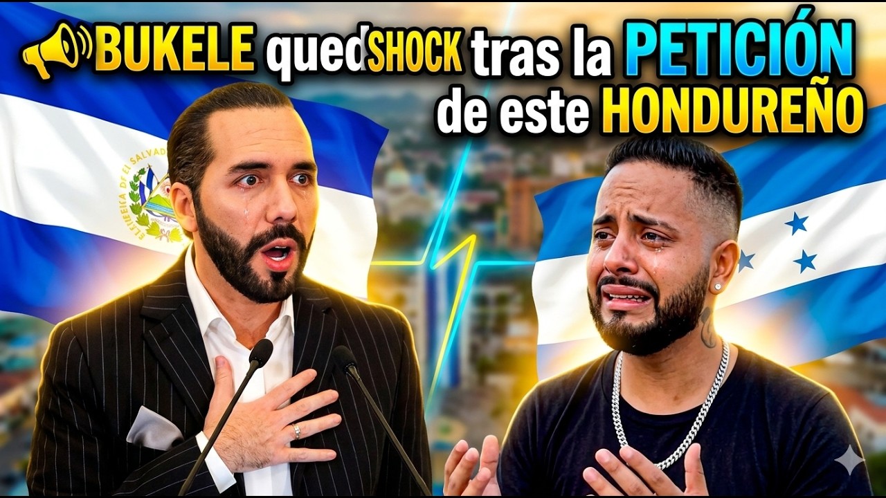 &iexcl;BUKELE al borde de las L&Aacute;GRIMAS! 😱 HONDURE&Ntilde;O lo CONMUEVE con una PETICI&Oacute;N