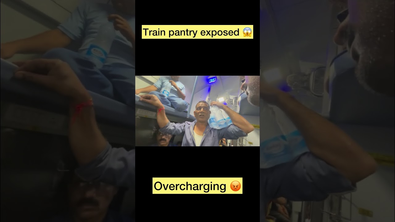 🚆 Train Pantry Overcharging Exposed | Indian Railways Food Scam 😡 #shorts