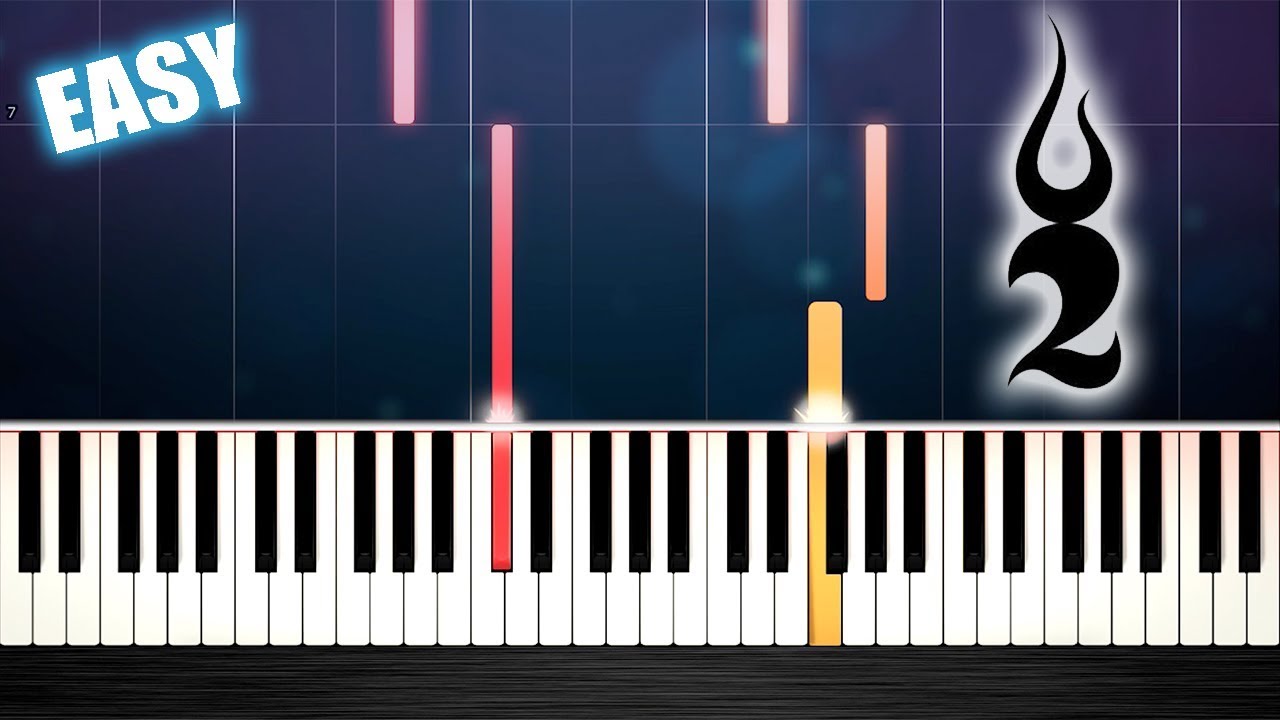 Two Steps from Hell - Heart of Courage - EASY Piano Tutorial by PlutaX