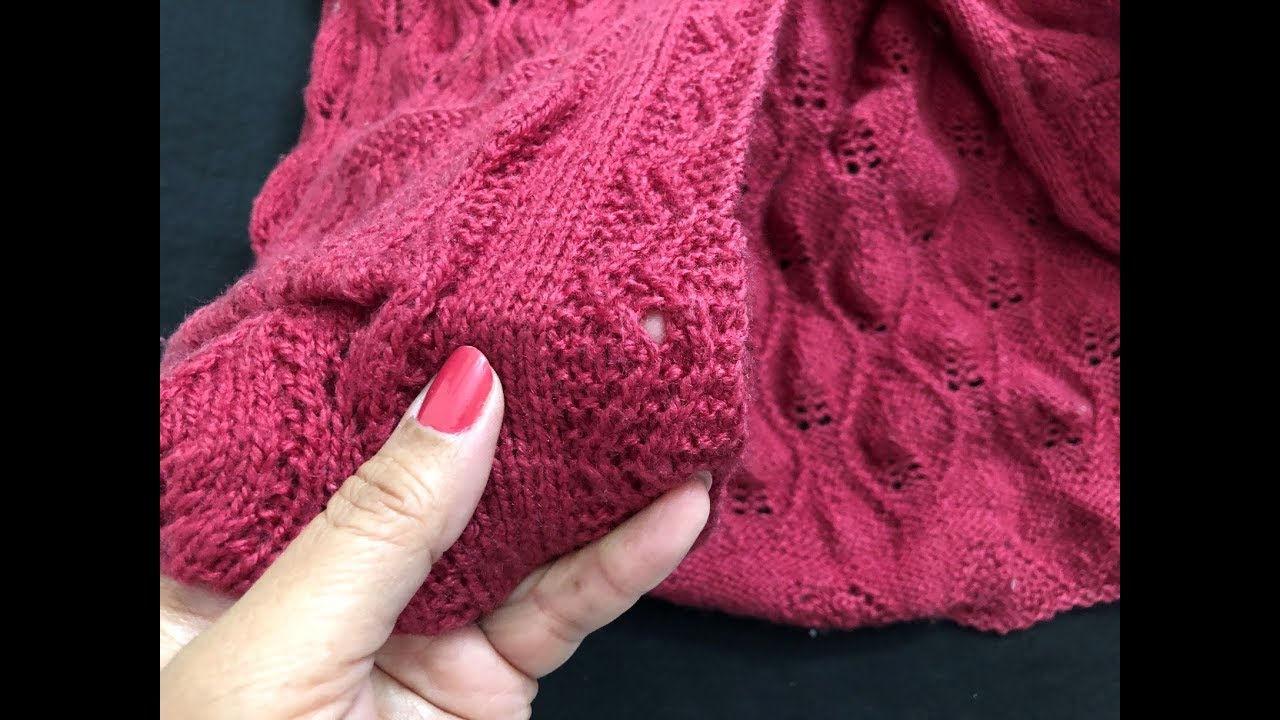 Knitting Help Series:#6: How to make button hole on zigzag border | handy Tips & tricks | बुनाई | CC