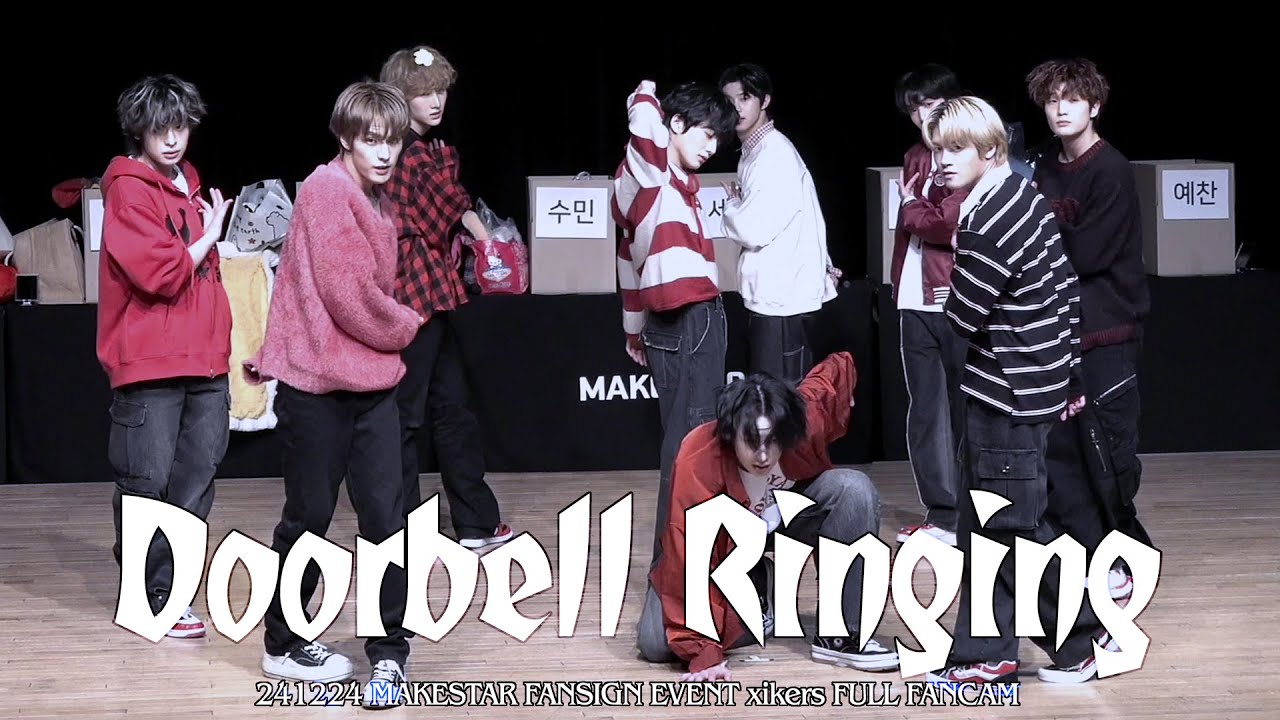 [4K] 241224 싸이커스 'Doorbell Ringing' 직캠 xikers full fancam (메이크스타 대면 팬싸 makestar fansign event)