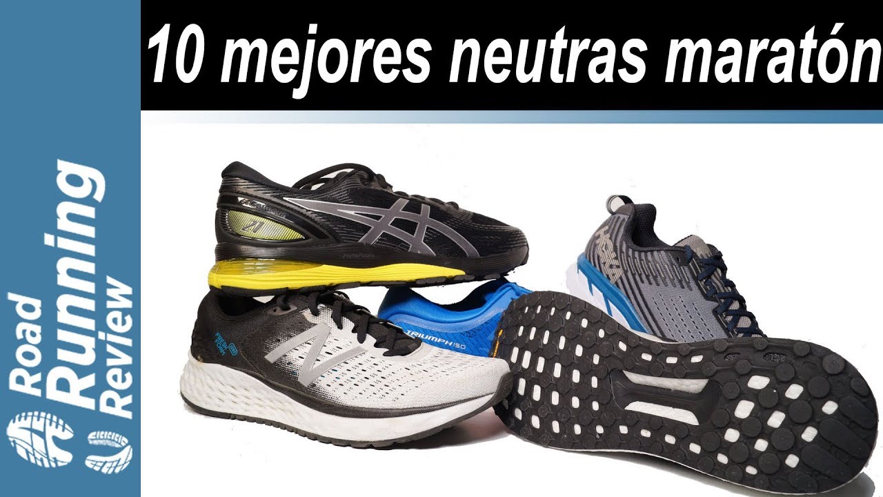 Las 10 mejores zapatillas neutras para correr un maratón