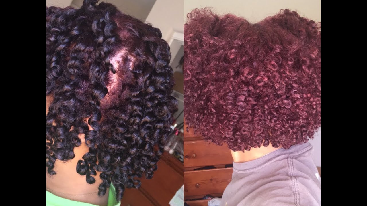 I Dyed My Natural Hair Red | Black to Red