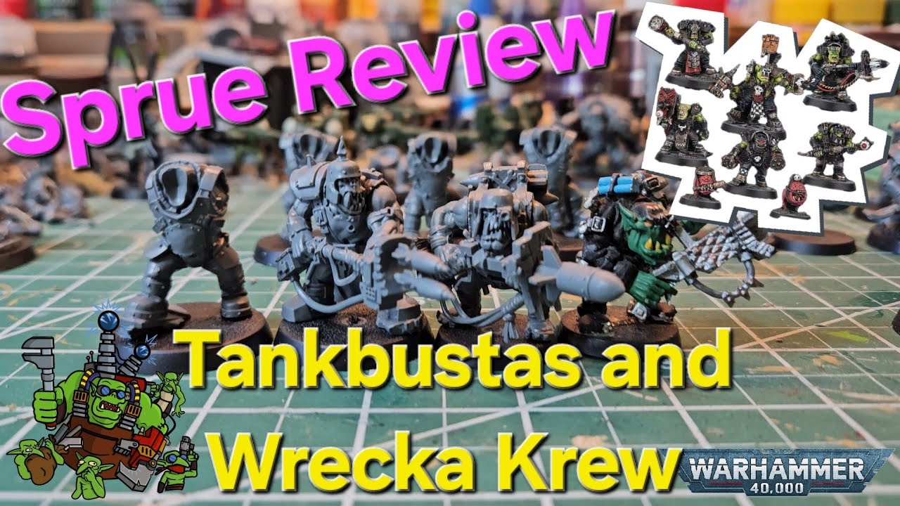 Sprue Review - Wrecka Krew Kill Team / Tankbustas / Breaka Boyz Warhammer 40K Ork units