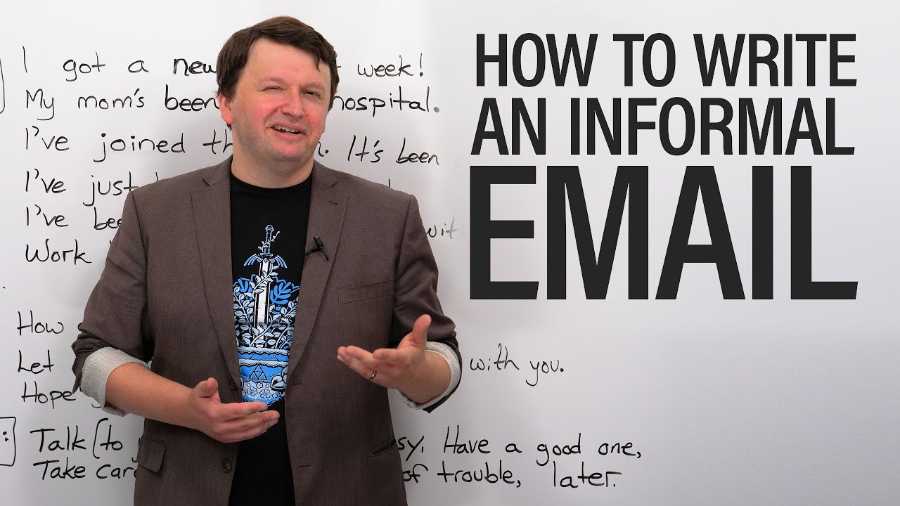 How to write informal emails in English